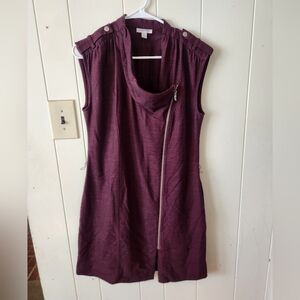 Calvin Klein Elegant Purple Dress Size M
